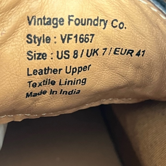 Vintage Foundry Co. Parker Oxford leather Boots black 8
NEW main image 10